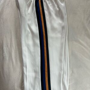 Zara White Elastic Waist Pants